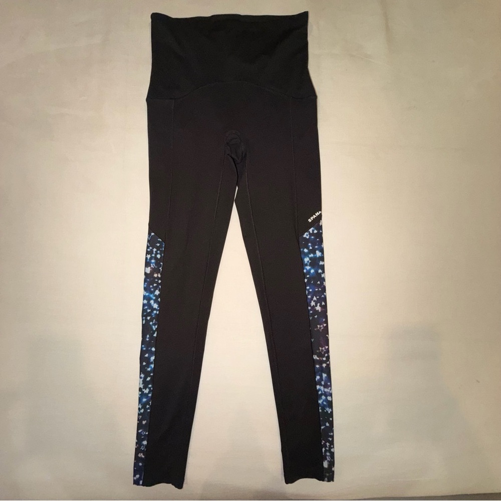 SPANX High Rise Shaping Leggings Black Womens Medium Compression Activewear M - Picture 5 of 11